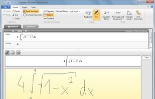 Microsoft Mathematics screenshot 2