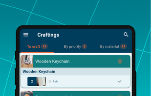 Track your manufacturing tasks