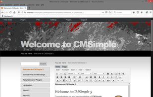 CMSimple screenshot 1