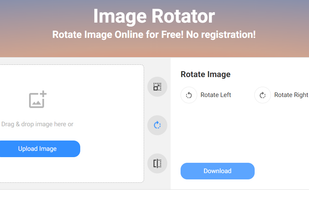 Retoucher Online Image Rotator screenshot 1