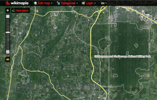 Wikimapia screenshot 1