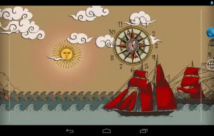 Paper Sea Live Wallpaper screenshot 1