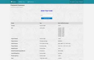 RepairLap Password Generator screenshot 1