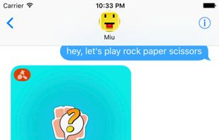 Rock Paper Scissors Game for iMessage screenshot 1
