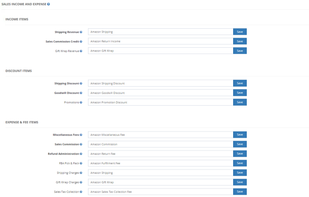SellerZen is fully configurable and allows you to map individual invoice line items to specific QuickBooks Online service items.