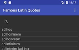 Famous Latin Quotes screenshot 1