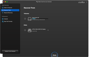 Use Deep Scan for rigorous drive scanning and click Scan.