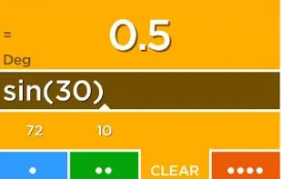 Solve - A colorful calculator screenshot 2