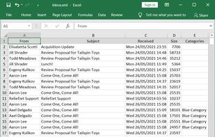 ReliefJet Quick Reports for Outlook screenshot 1