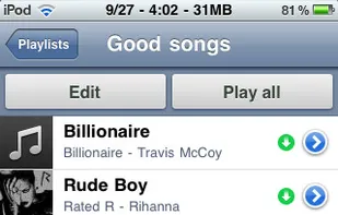 Grooveshark screenshot 3