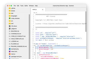 Graviton Editor screenshot 1
