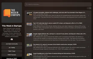 All podcasts come with a dedicated website, including audio player and links to social platforms.