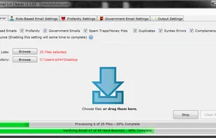 NoBounce Email List Cleaner screenshot 1