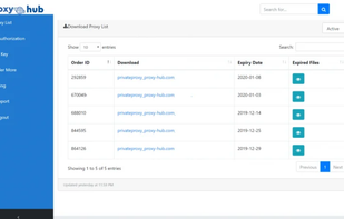 Proxy Panel for Management