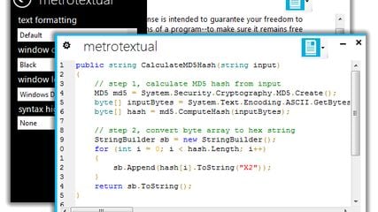 MetroTextual screenshot 1
