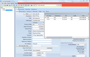 Epicor ERP screenshot 1