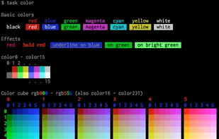 Taskwarrior 1.9.x Color Support