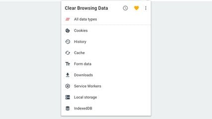 Clear Browsing Data screenshot 1