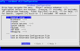 coreboot screenshot 1