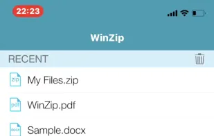WinZip screenshot 1