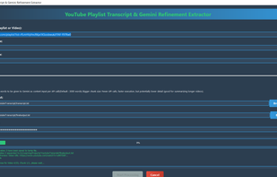 YouTube Playlist Processor screenshot 1