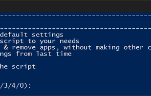 Win11Debloat screenshot 1