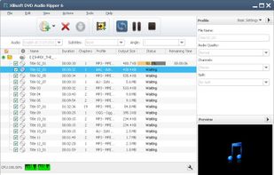 Xilisoft DVD Audio Ripper screenshot 1