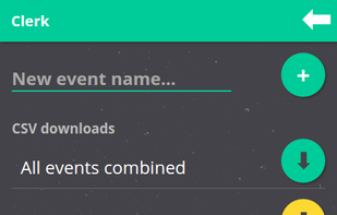 Clerk tracker screenshot 1