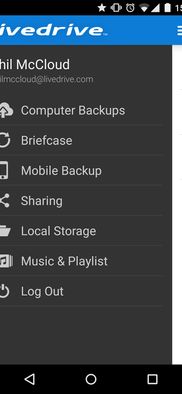 LiveDrive screenshot 1