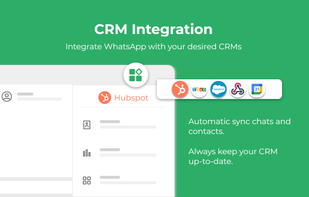 Integrate WhatsApp with your desired CRMs