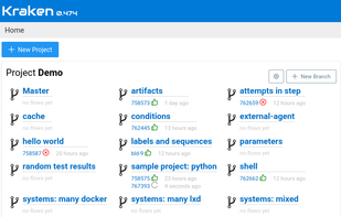 Kraken CI screenshot 1