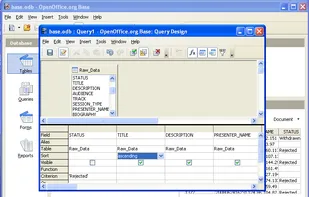 Apache OpenOffice Base screenshot 1