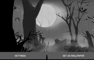 Spooky Forest Live Wallpaper screenshot 1