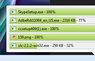 Download Status Bar screenshot 1