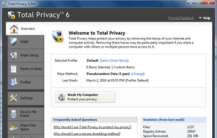 Total Privacy screenshot 1