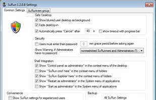 Settings: Common Options