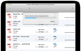 Cisdem PDFtoPagesConverter screenshot 2