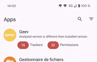 Exodus Privacy screenshot 1
