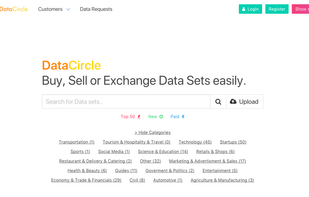 DataCircle.io screenshot 1