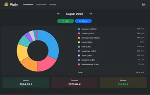 Wally Expense Tracker screenshot 1