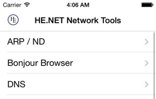 HE.NET Network Tools screenshot 1