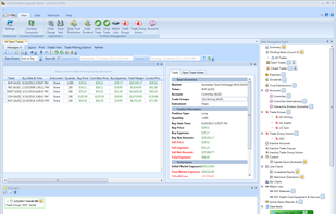 Main window. Showing your currently open trades.