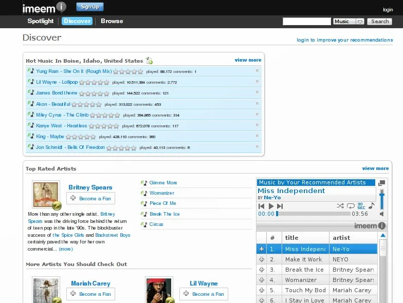 Imeem Alternatives and Similar Apps & Services AlternativeTo