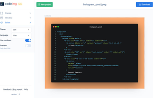 Codeimg screenshot 1