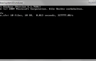 Verify a .sfv-file in Windows