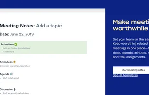 Dropbox Paper screenshot 1