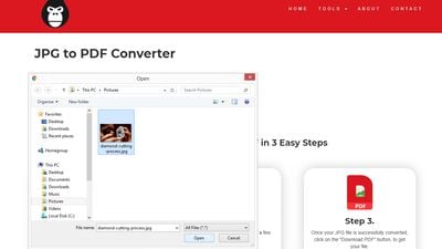 Open your file to be converted into PDF.