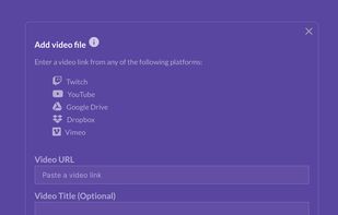 Never upload huge files again. Copy and  paste your links and Catapult does the rest. 