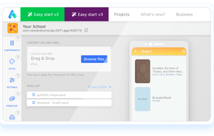 Andromo screenshot 2