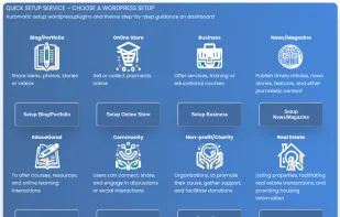 Quick wordpress setup